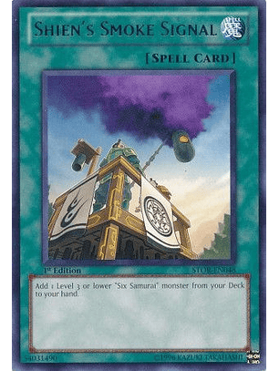 Shien's Smoke Signal - STOR-EN048 - Rare 1st Edition