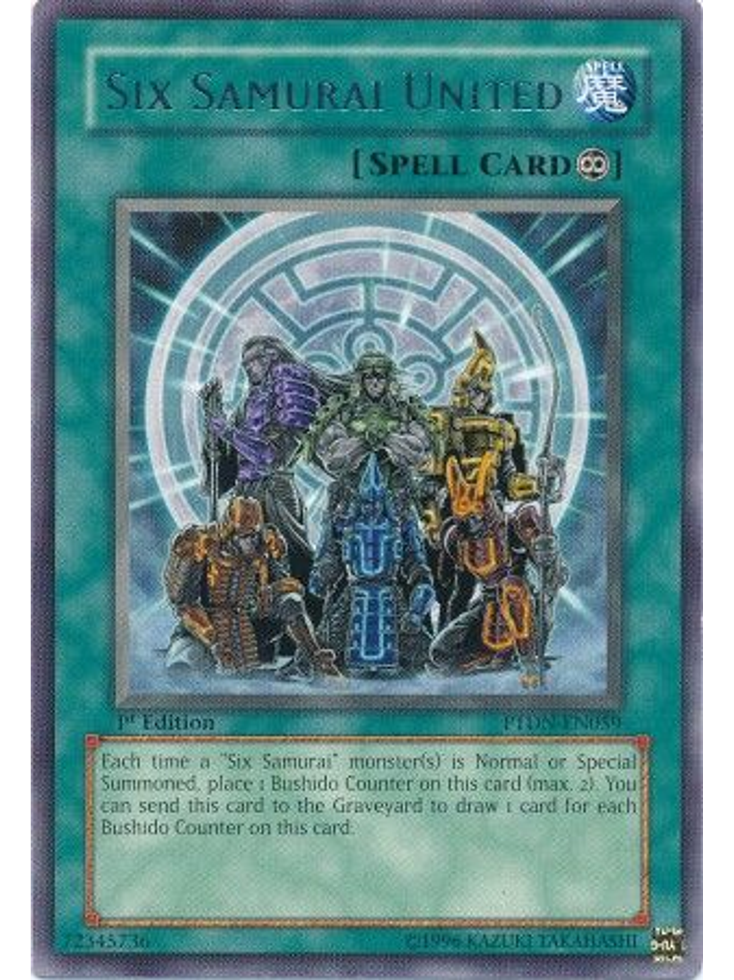 Six Samurai United - PTDN-EN059 - Rare 1st Edition 1