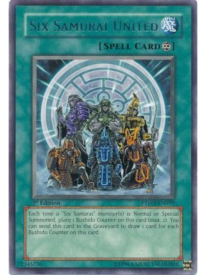 Six Samurai United - PTDN-EN059 - Rare 1st Edition 1