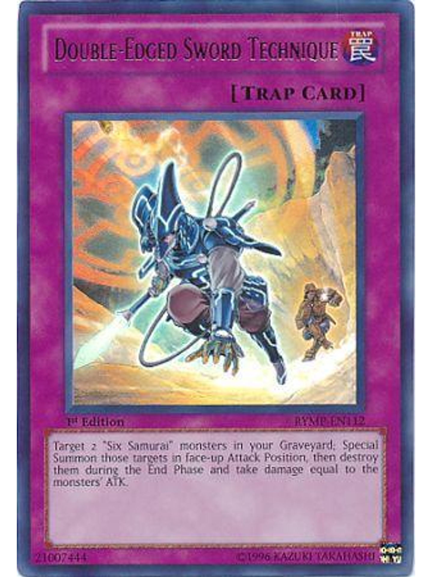Double-Edged Sword Technique - RYMP-EN112 - Ultra Rare 1st Edition 1