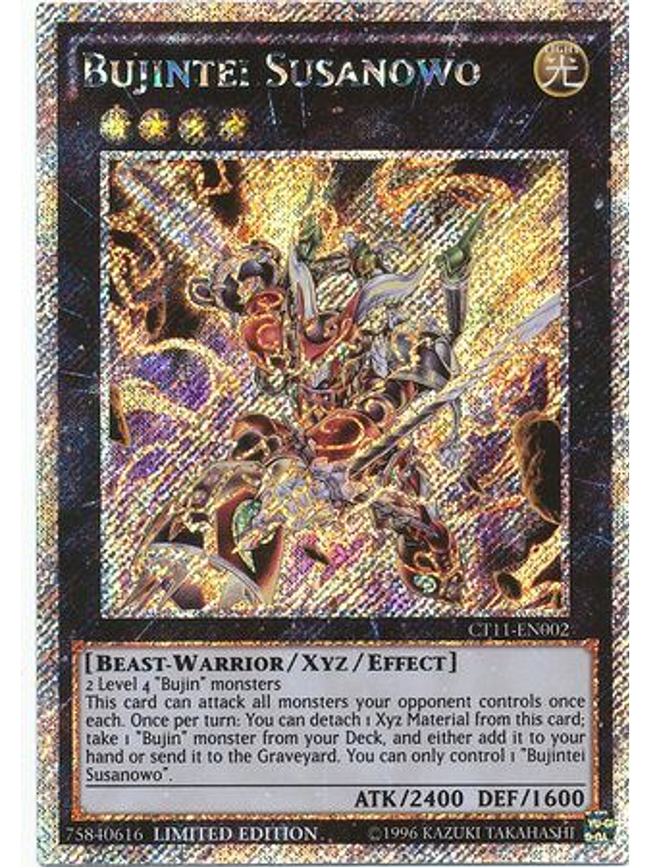 Bujintei Susanowo - CT11-EN002 - Platinum Secret Rare 1