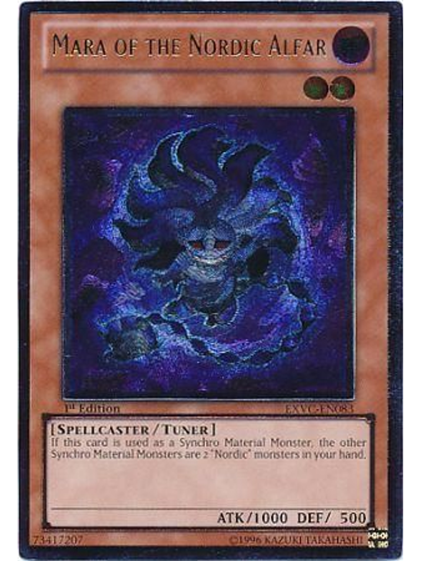 Mara of the Nordic Alfar - EXVC-EN083 1st Edition - Ultimate Rare 1