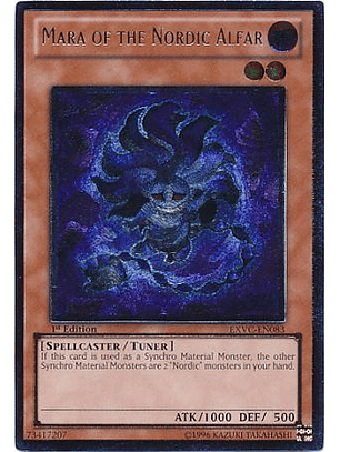 Mara of the Nordic Alfar - EXVC-EN083 1st Edition - Ultimate Rare
