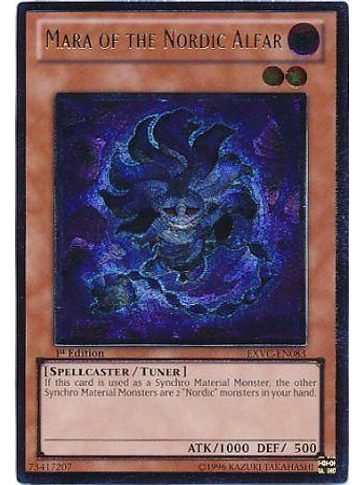 Mara of the Nordic Alfar - EXVC-EN083 1st Edition - Ultimate Rare 1