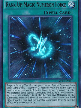 Rank-Up-Magic Numeron Force - MP14-EN101 - Ultra Rare 1st Edition