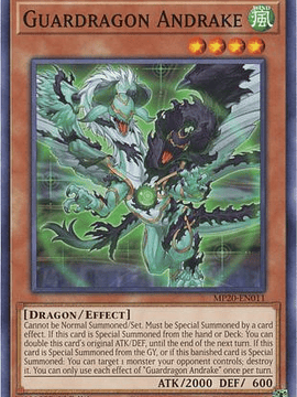 Guardragon Andrake - MP20-EN011 - Common 1st Edition