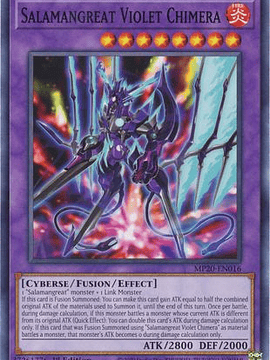 Salamangreat Violet Chimera - MP20-EN016 - Common 1st Edition