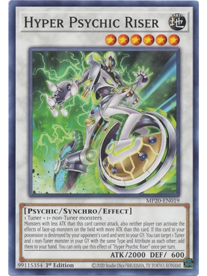 Hyper Psychic Riser - MP20-EN019 - Common 1st Edition 1