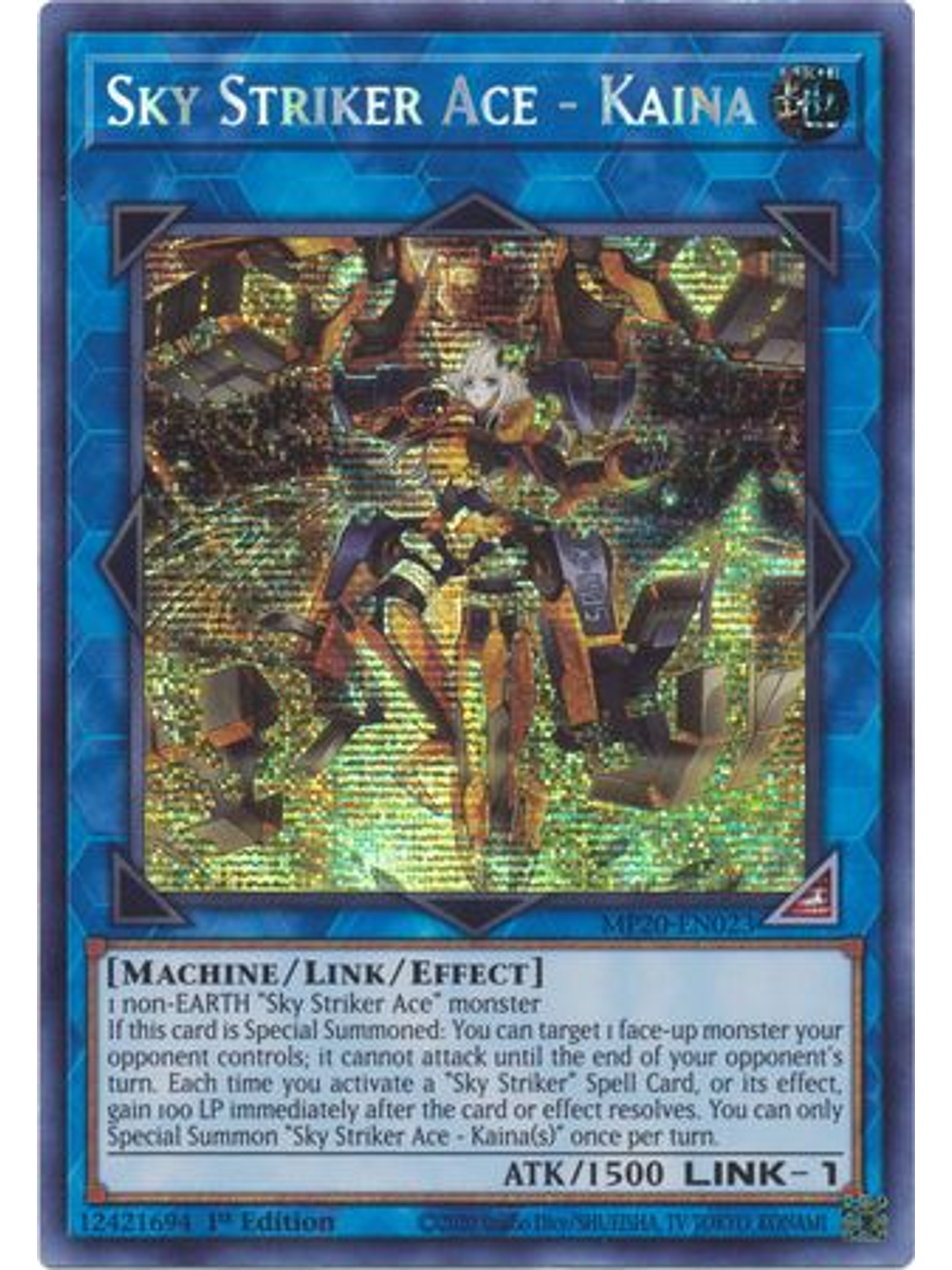 Sky Striker Ace - Kaina - MP20-EN023 - Prismatic Secret Rare 1st Edition 1