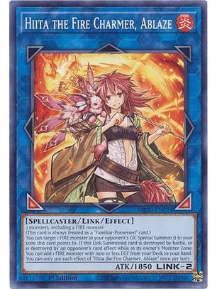 Hiita the Fire Charmer, Ablaze - MP20-EN024 - Common 1st Edition