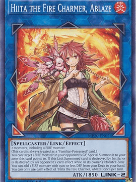 Hiita the Fire Charmer, Ablaze - MP20-EN024 - Common 1st Edition