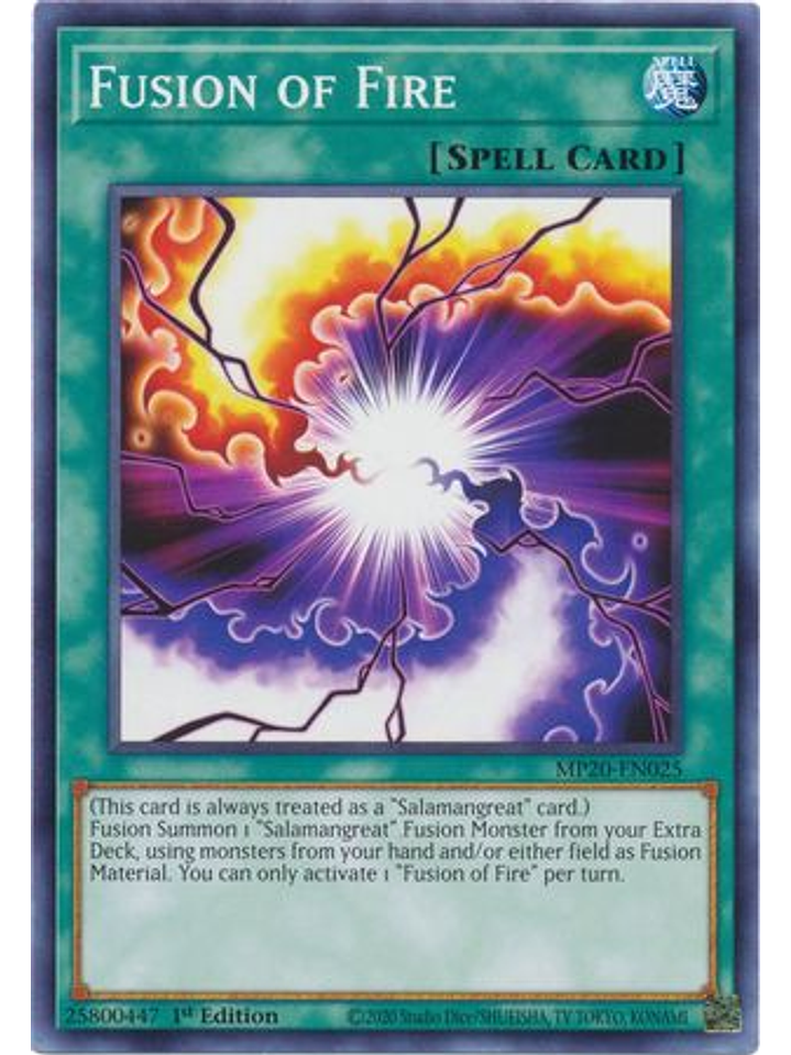 Fusion of Fire - MP20-EN025 - Common 1st Edition 1