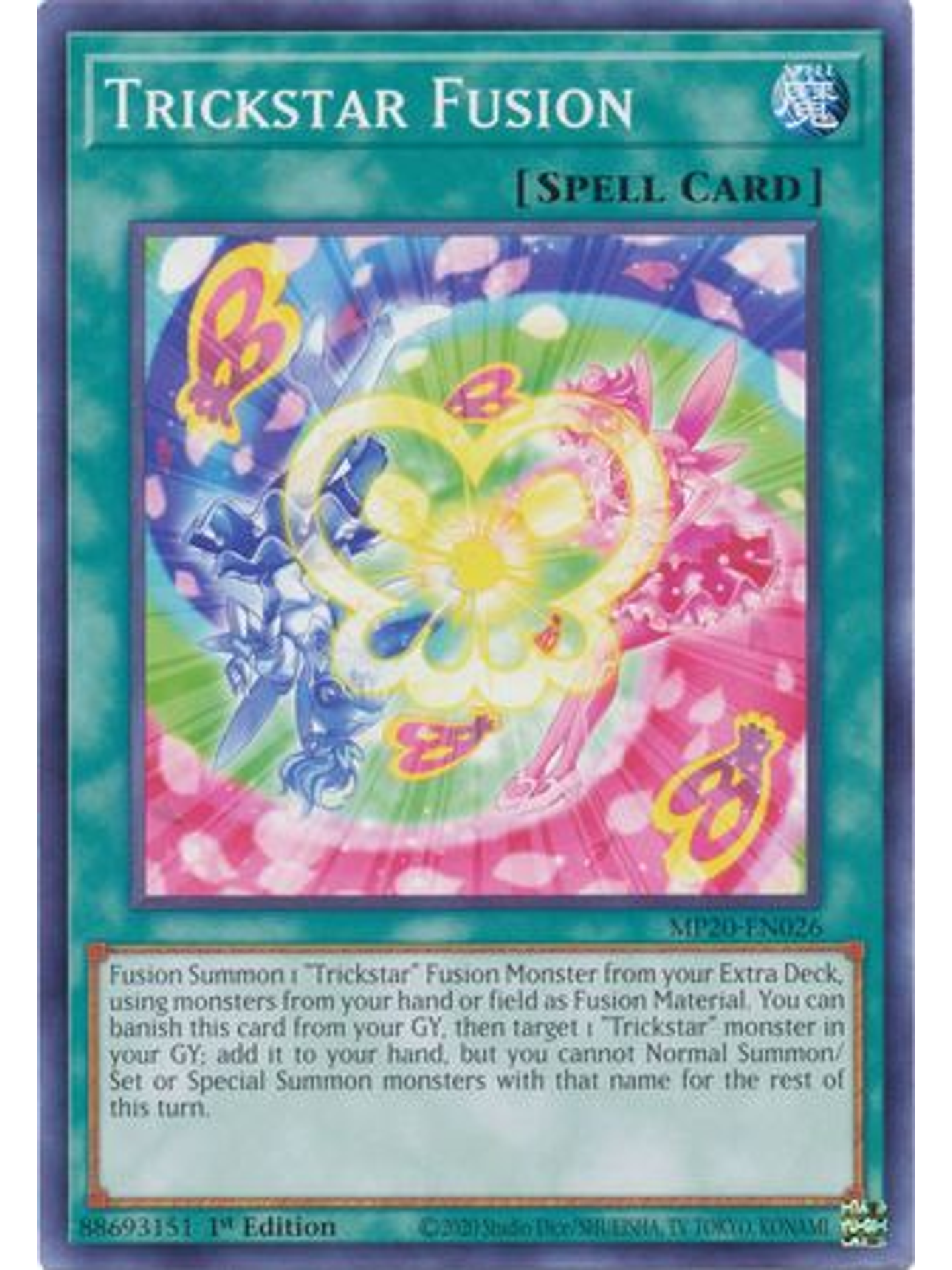 Trickstar Fusion - MP20-EN026 - Common 1st Edition 1