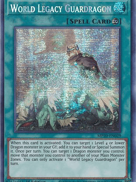 World Legacy Guardragon - MP20-EN029 - Prismatic Secret Rare 1st Edition