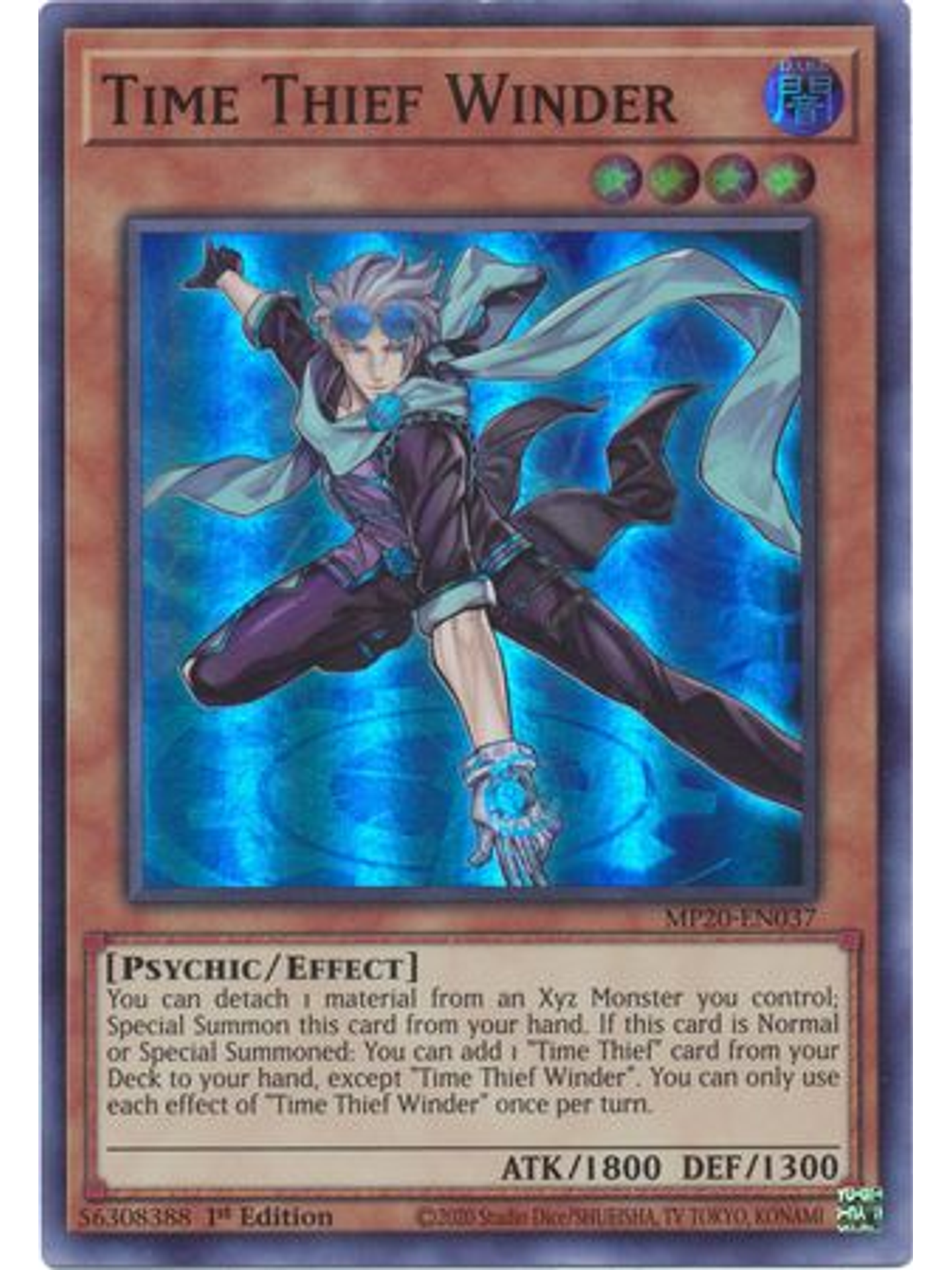 Time Thief Winder - MP20-EN037 - Super Rare 1st Edition 1