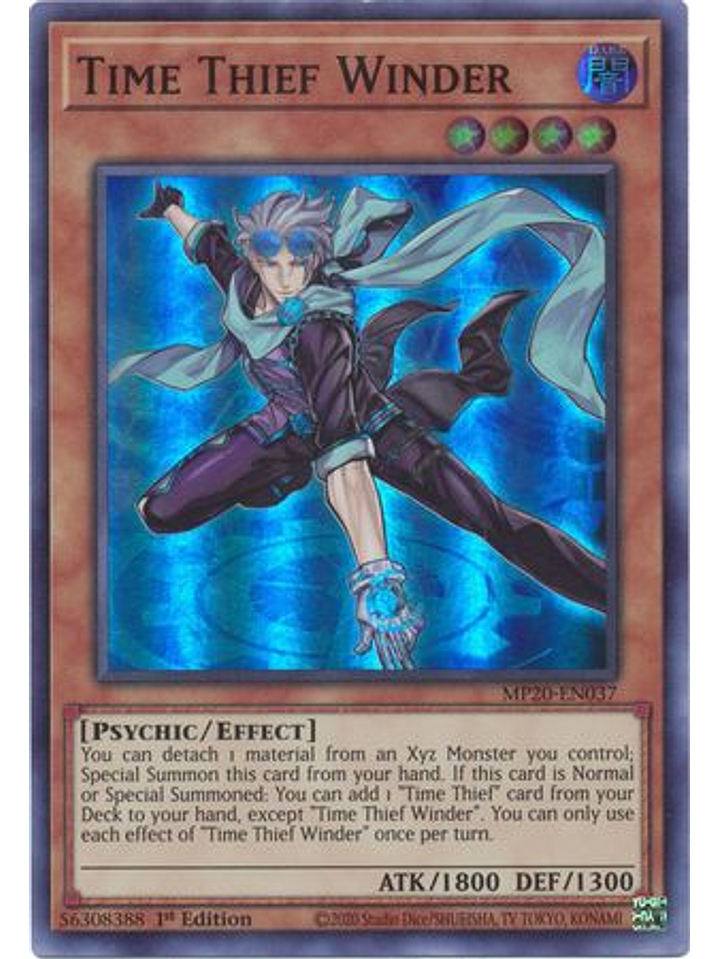 Time Thief Winder - MP20-EN037 - Super Rare 1st Edition 1