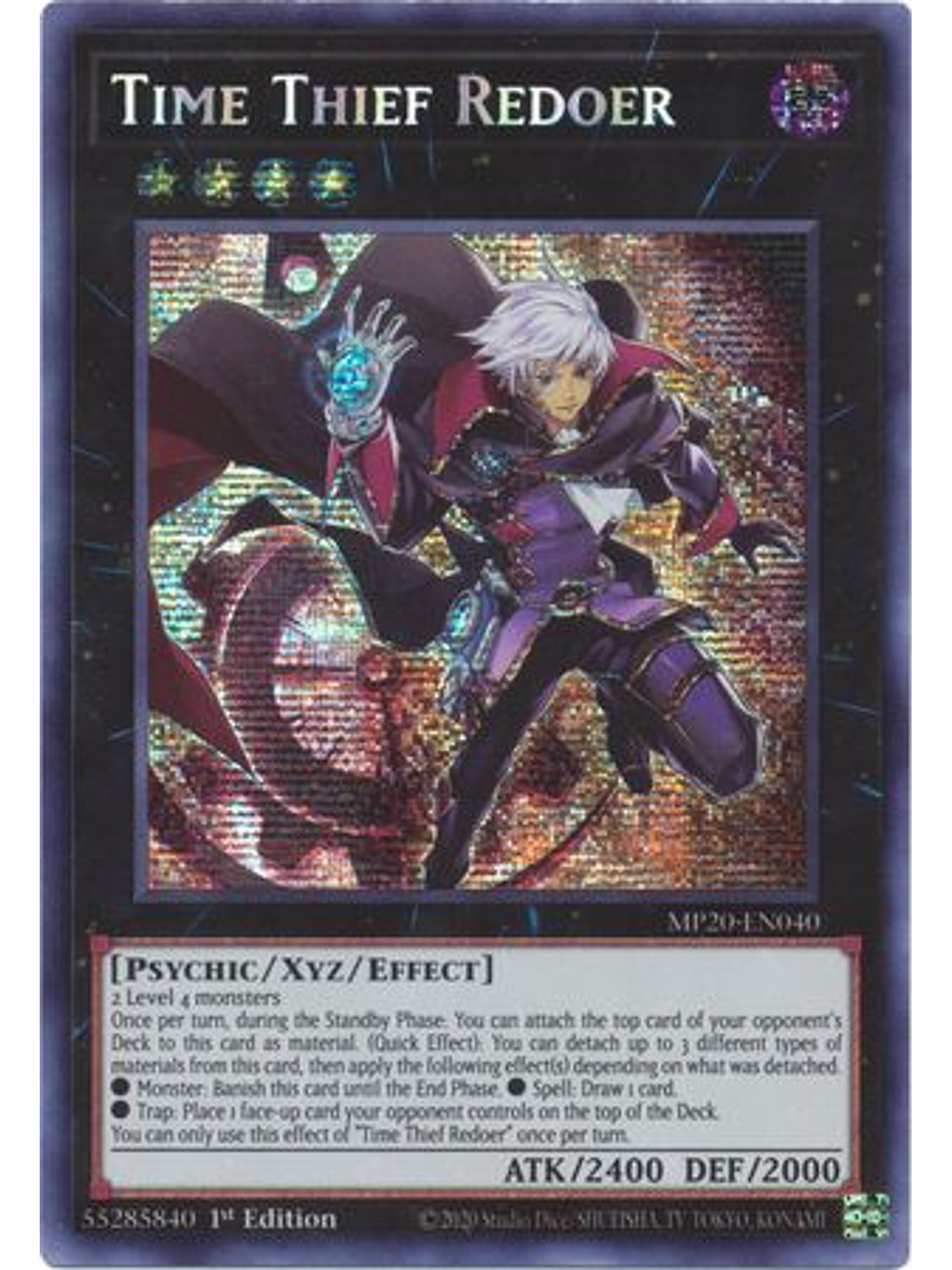 Time Thief Redoer - MP20-EN040 - Prismatic Secret Rare 1st Edition 1