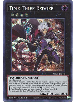 Time Thief Redoer - MP20-EN040 - Prismatic Secret Rare 1st Edition