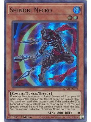 Shinobi Necro - MP20-EN049 - Super Rare 1st Edition