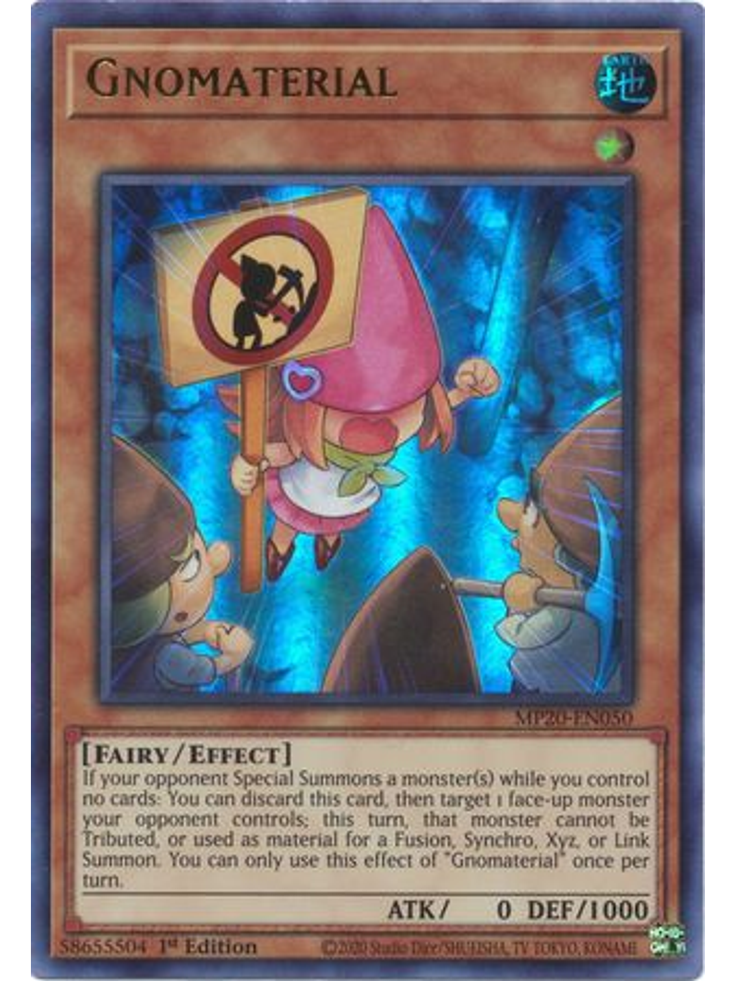 Gnomaterial - MP20-EN050 - Ultra Rare 1st Edition 1