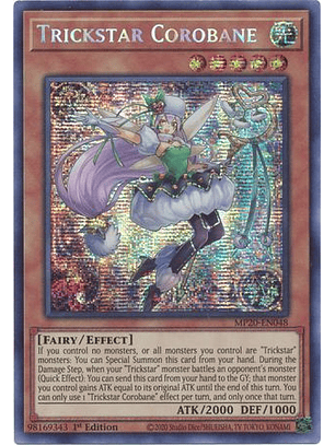 Trickstar Corobane - MP20-EN048 - Prismatic Secret Rare 1st Edition