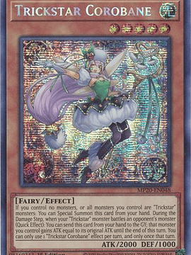 Trickstar Corobane - MP20-EN048 - Prismatic Secret Rare 1st Edition