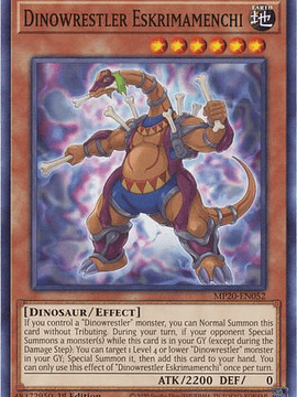 Dinowrestler Eskrimamenchi - MP20-EN052 - Common 1st Edition