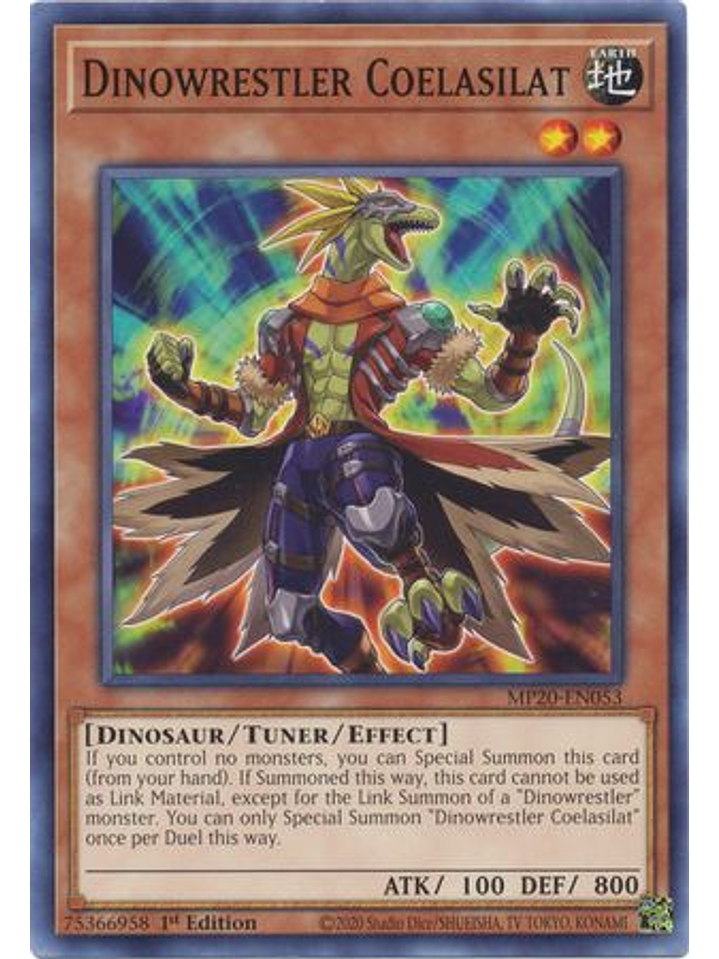 Dinowrestler Coelasilat - MP20-EN053 - Common 1st Edition 1