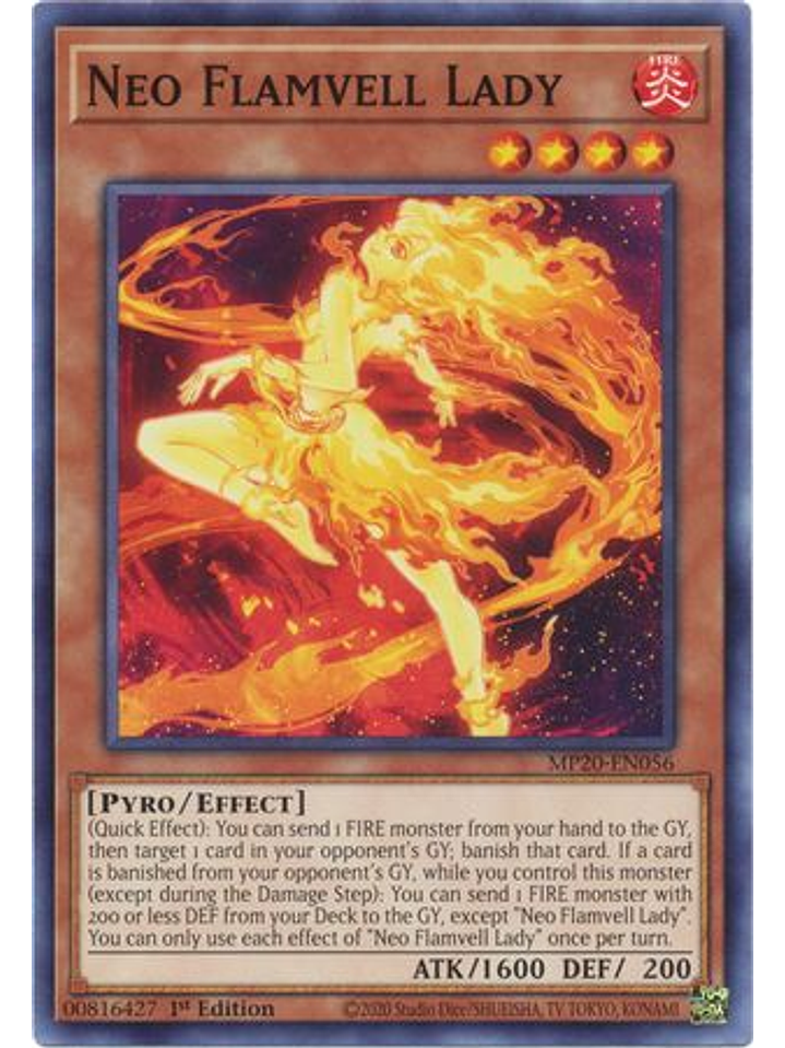 Neo Flamvell Lady - MP20-EN056 - Common 1st Edition 1