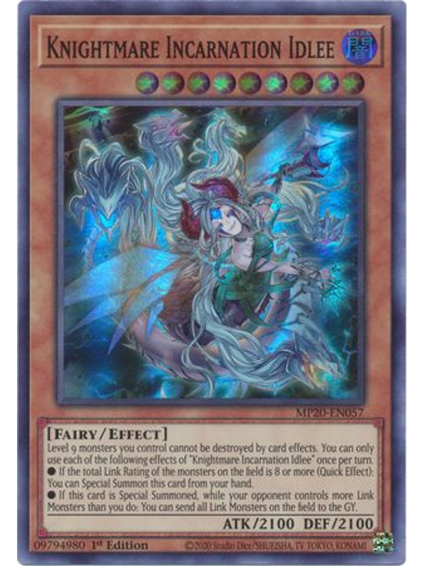 Knightmare Incarnation Idlee - MP20-EN057 - Super Rare 1st Edition 1