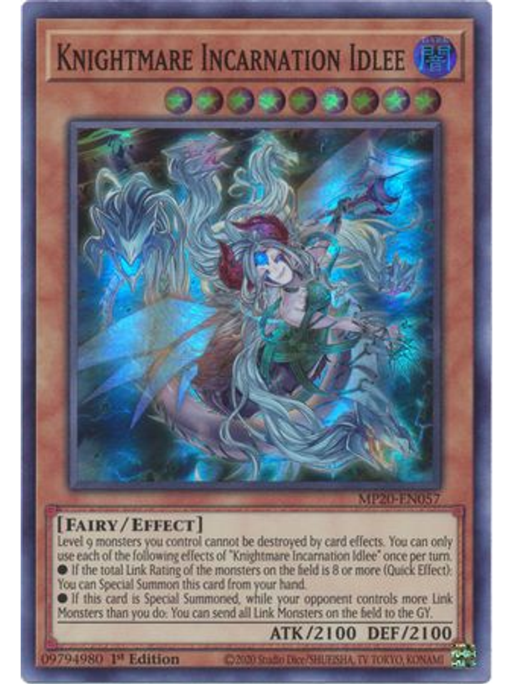 Knightmare Incarnation Idlee - MP20-EN057 - Super Rare 1st Edition 1