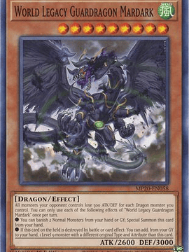 World Legacy Guardragon Mardark - MP20-EN058 - Common 1st Edition