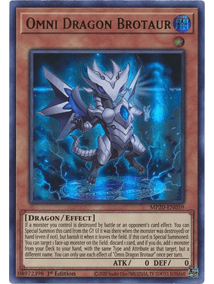 Omni Dragon Brotaur - MP20-EN059 - Ultra Rare 1st Edition