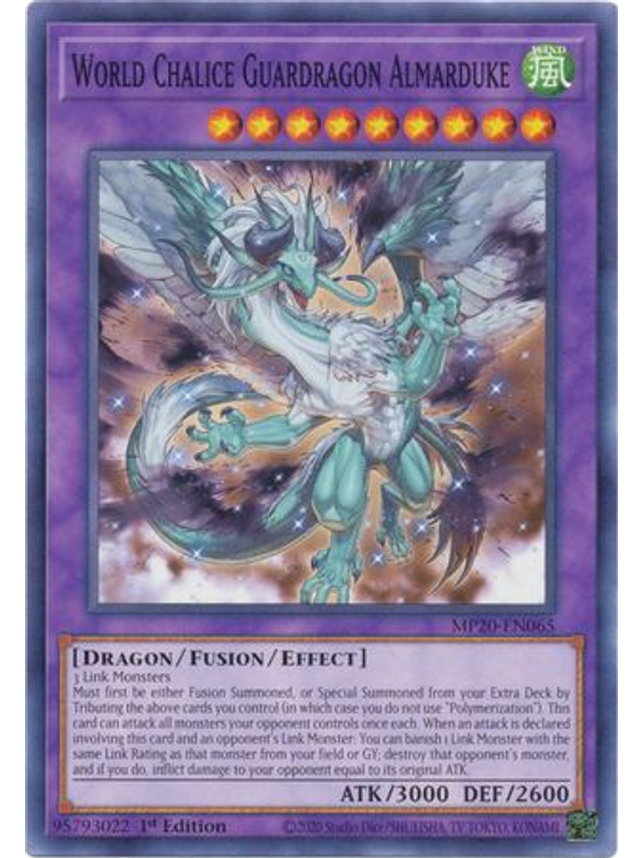 World Chalice Guardragon Almarduke - MP20-EN065 - Common 1st Edition 1