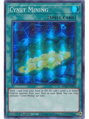 Cynet Mining - MP20-EN072 - Super Rare 1st Edition