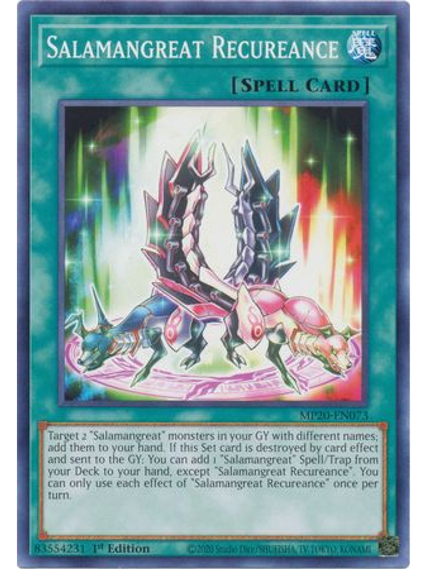 Salamangreat Recureance - MP20-EN073 - Common 1st Edition 1