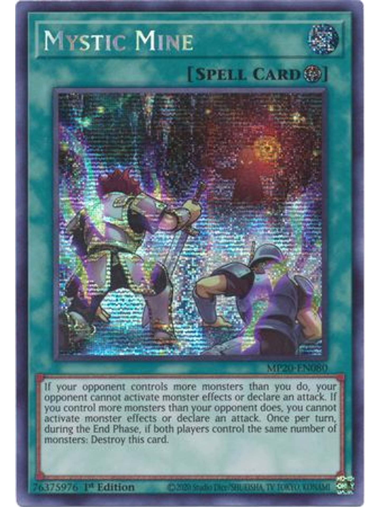 Mystic Mine - MP20-EN080 - Prismatic Secret Rare 1st Edition 1