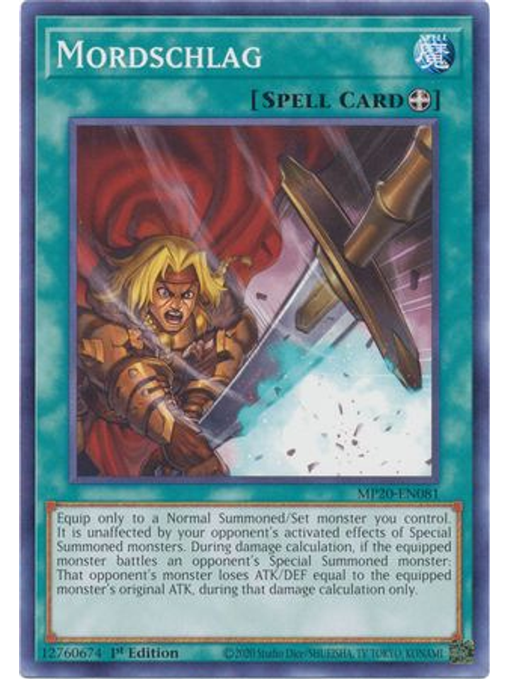 Mordschlag - MP20-EN081 - Common 1st Edition 1