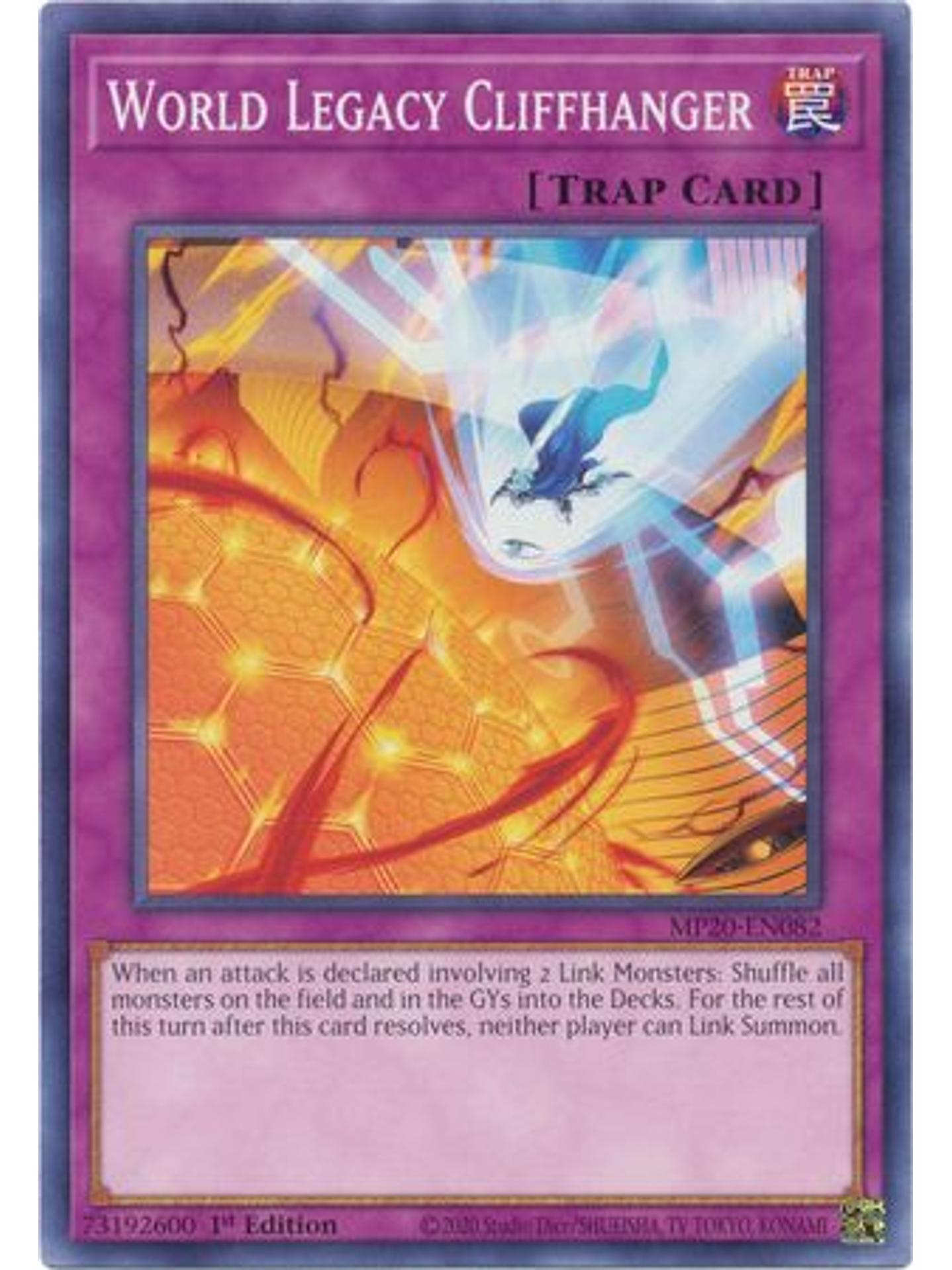 World Legacy Cliffhanger - MP20-EN082 - Common 1st Edition 1