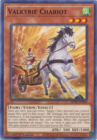 Valkyrie Chariot - MP20-EN090 - Common 1st Edition