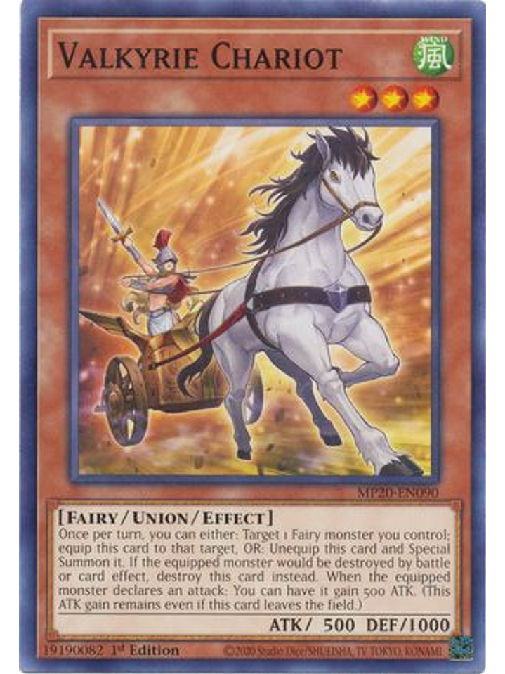 Valkyrie Chariot - MP20-EN090 - Common 1st Edition 1