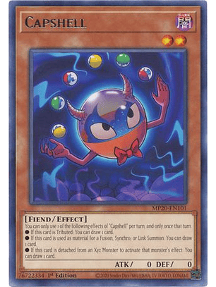 Capshell - MP20-EN101 - Rare 1st Edition