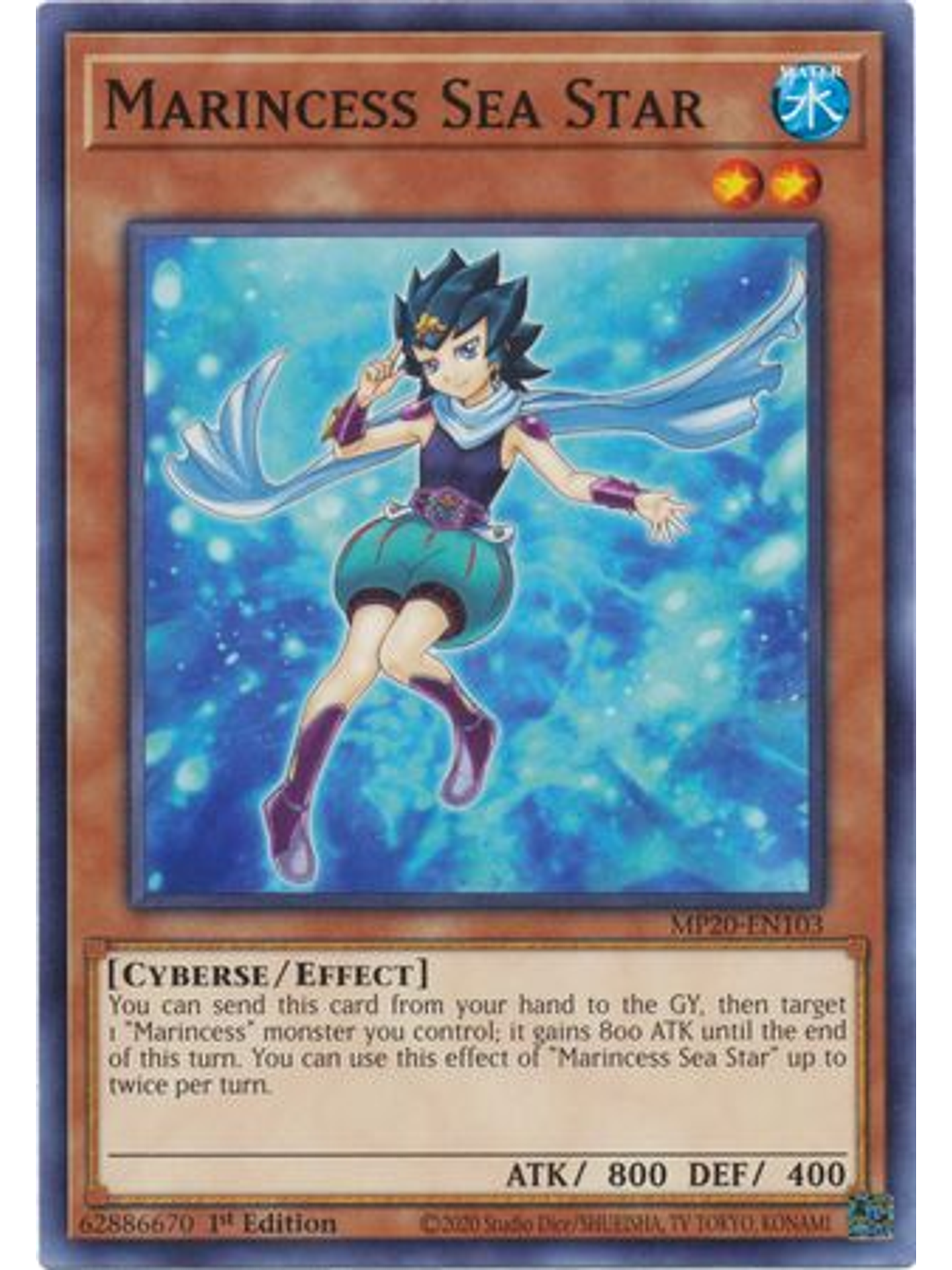 Marincess Sea Star - MP20-EN103 - Common 1st Edition 1
