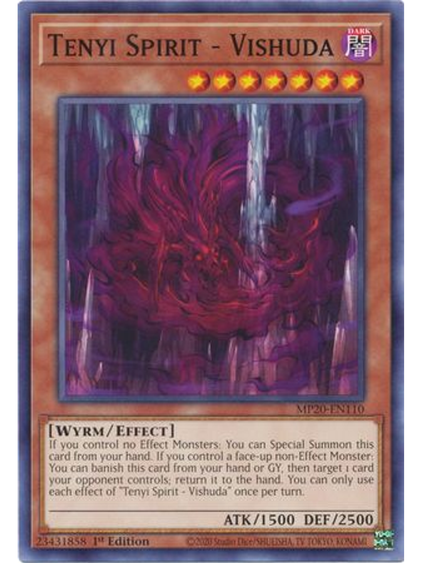Tenyi Spirit - Vishuda - MP20-EN110 - Common 1st Edition 1