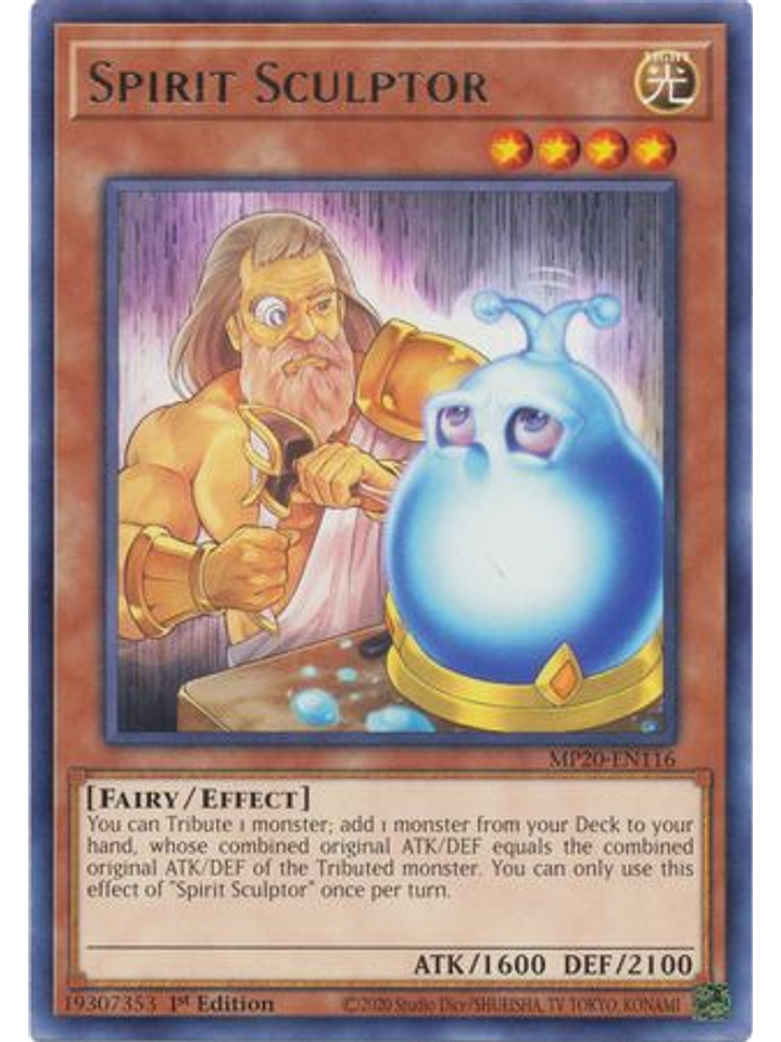 Spirit Sculptor - MP20-EN116 - Rare 1st Edition 1