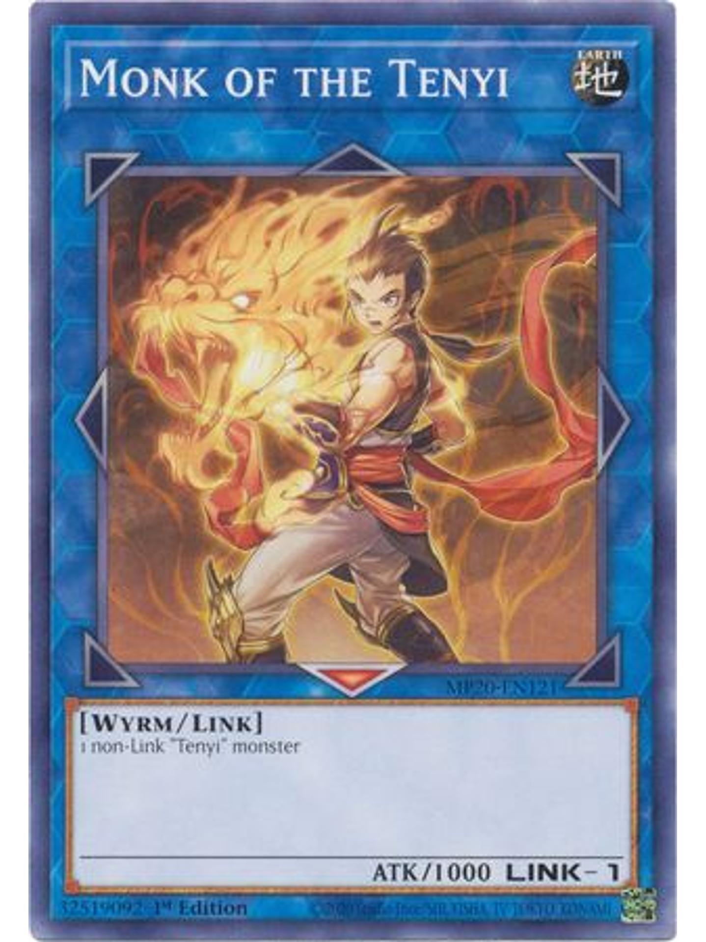 Monk of the Tenyi - MP20-EN121 - Common 1st Edition 1