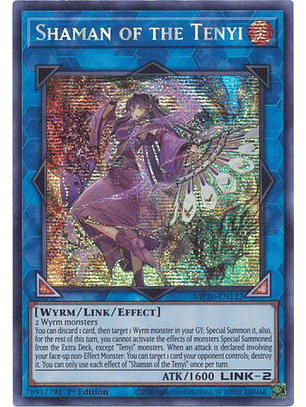 Shaman of the Tenyi - MP20-EN122 - Prismatic Secret Rare 1st Edition
