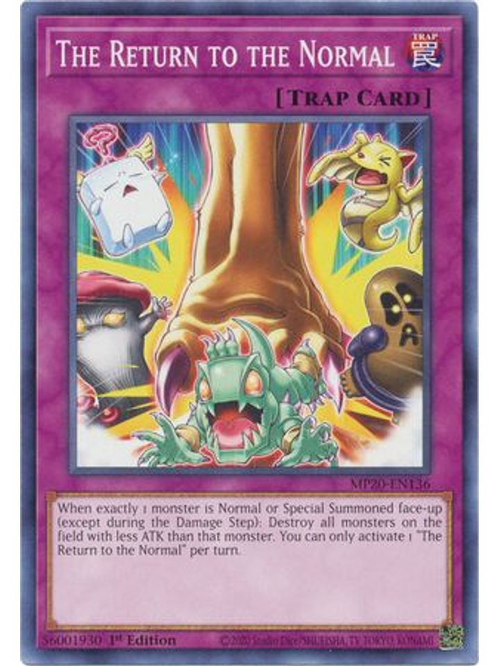 The Return to the Normal - MP20-EN136 - Common 1st Edition 1