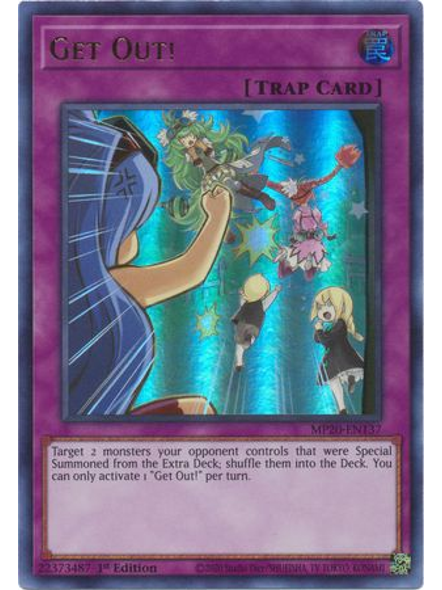 Get Out! - MP20-EN137 - Ultra Rare 1st Edition 1