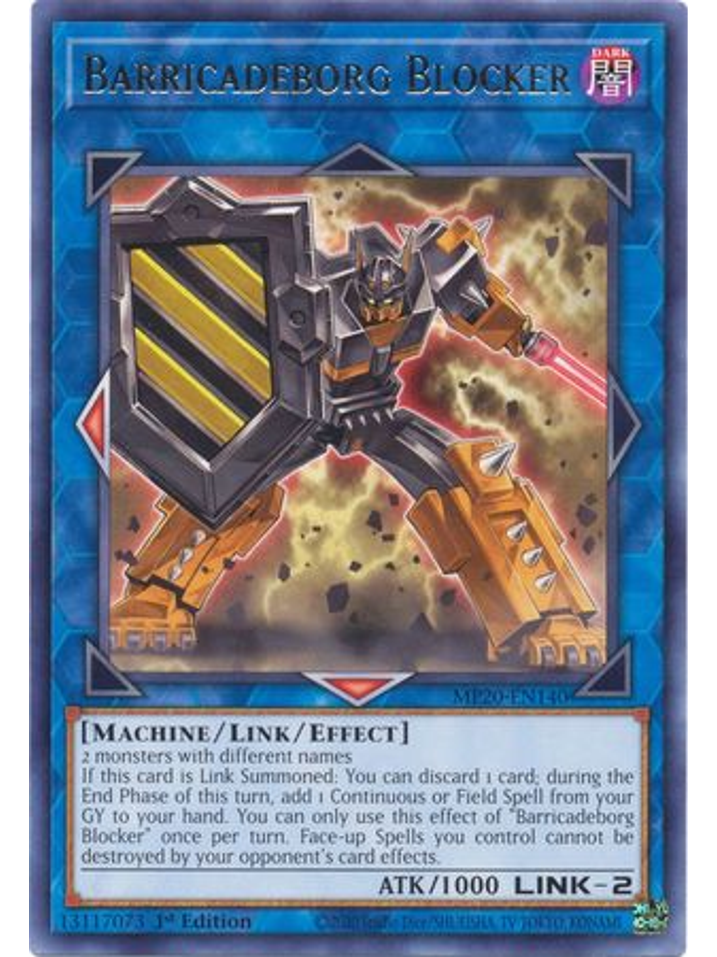 Barricadeborg Blocker - MP20-EN140 - Rare 1st Edition 1